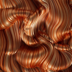 Drapery fabric with stripes. 3d illustration, 3d rendering.