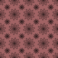 tile beige pattern  seamless with floral ornaments. Flower Texture for kitchen wallpaper or bathroom flooring. can be used as wrapping paper, fabric print, web page backdrop, card