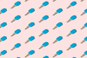 Small keys pattern unlock abstract composition.