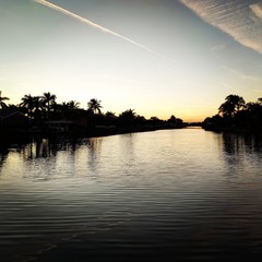 Sonnenuntergang &uuml;ber Cape Coral