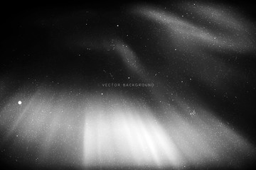 Night starry sky, Milky Way. Galaxy in space. Black white background © arvitalya