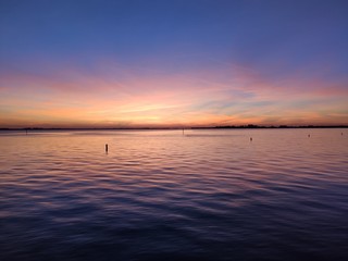 Sonnenuntergang über Cape Coral Beach