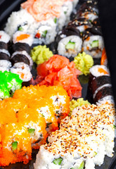 japanese sushi on a plate