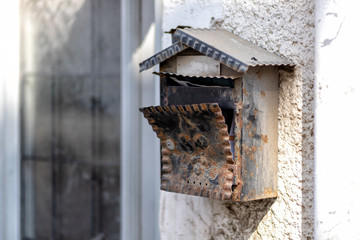 old mailbox collapsed in israel