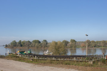 Fototapeta premium Along the Po