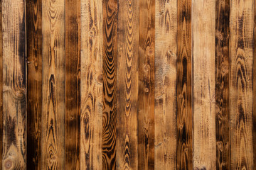 Dark brown wooden plank texture background