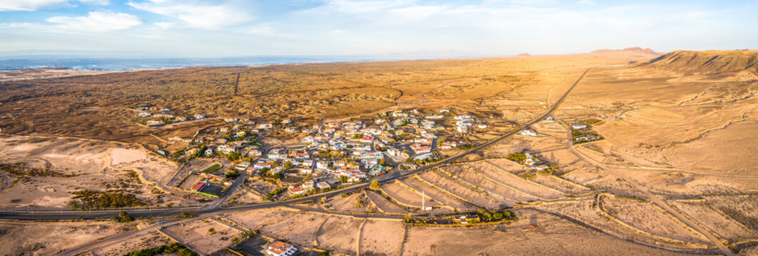 El Cotillo, Fuerteventura. Amaszing Aerial Shot. Canary Islands, Spain