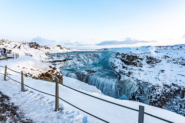 winter in the iceland 