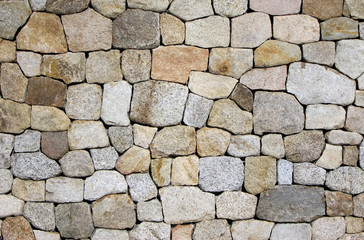 old stone wall of stones