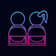 Pupils nolan icon. Simple thin line, outline vector of school icons for ui and ux, website or mobile application