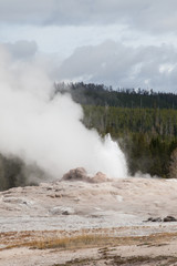 Geyser letting off steam