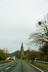 Stra&szlig;e in Boppard, Deutschland 