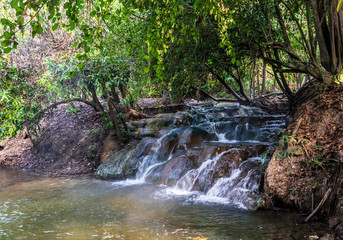 Hot Springs background Krabi Thailand.