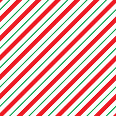 Seamless Christmas stripes wrapping paper pattern 