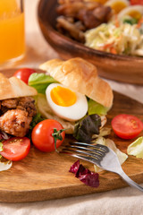 ボリューム満点朝食