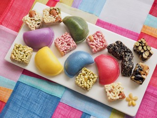 한국의 전통음식 송편과 약과, 떡