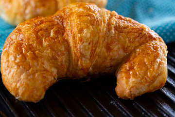 croissant on a plate