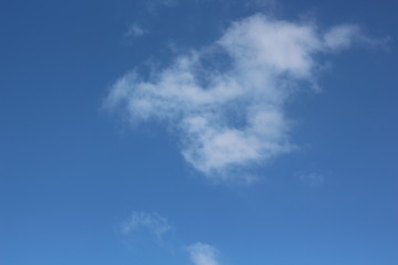 blue sky with clouds