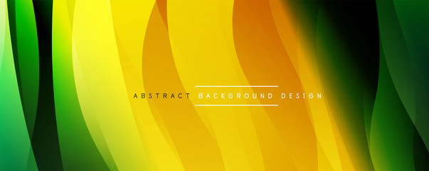 Dynamic trendy simple fluid color gradient abstract background with line effects. Vector Illustration For Wallpaper, Banner, Background, Card, Book Illustration, landing page