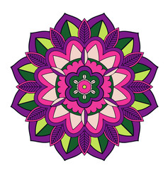 Mandala patterns on isolated background