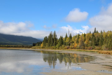 Calm Shoreline, Banff National Park, Alberta