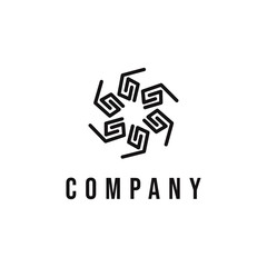 Abstract Flower Logo