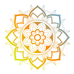 Obraz na płótnie Canvas Mandala patterns on isolated background