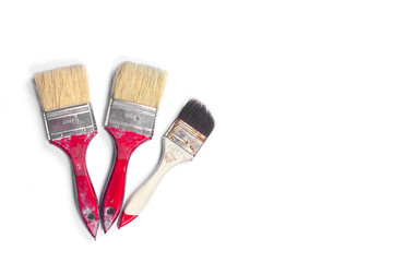 Paint brush isolated on white background