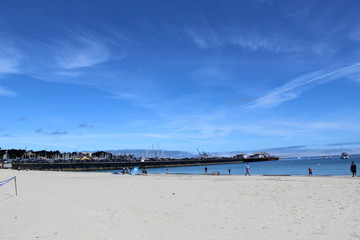 Fototapeta premium Monterey Beach and Boats
