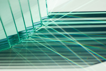 Obraz premium Reflections of the background glass