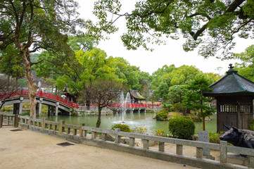 Fototapeta premium 大宰府にある日本庭園