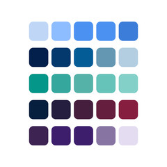 color set palette vector illustration