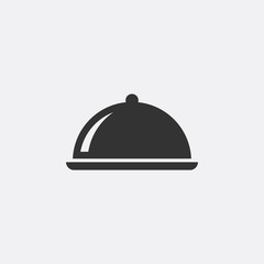 Vector Isolated Food Tray Icon