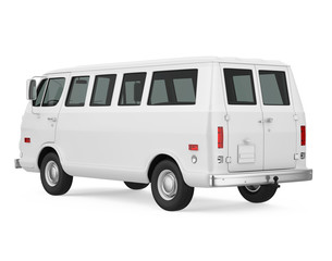 Old Van Isolated