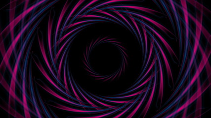 Obraz premium Blue purple sci-fi technology swirl shapes background