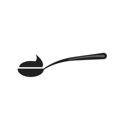 Spoon icon, line sign vector illustration