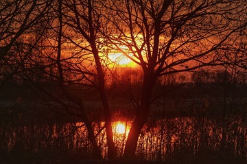 Beautiful sunset photo