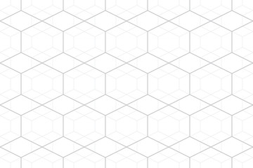Abstract geometric line seamless pattern gray lines on white background.