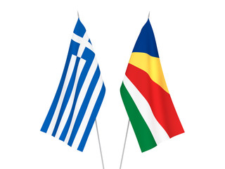 Greece and Seychelles flags