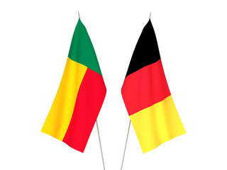 Belgium and Benin flags