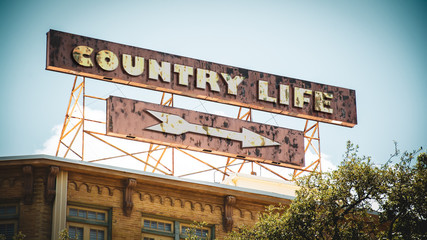 Street Sign to Country Life © Thomas Reimer