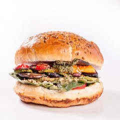Vegetable Hamburger and Diet juicy