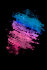 Watercolor brush strokes