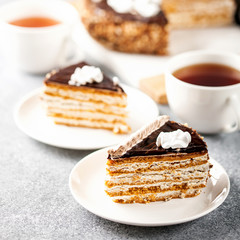 Cake with cream