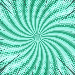 Abstract radial bright comic background