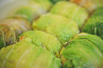 白菜で作ったロールキャベツ