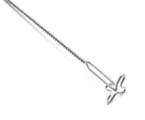 Logopedic probe for speech therapy isolated on white