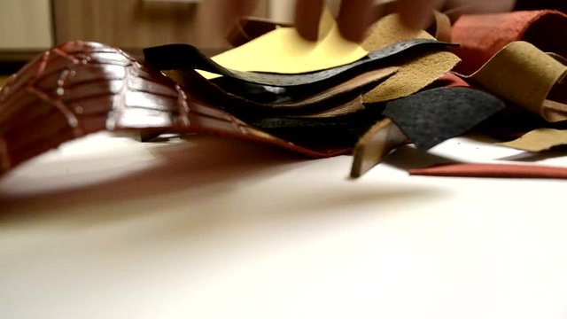 Small craft manufacturing of leather accessories