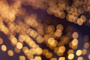 Abstract bokeh night in city background.