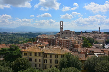 Obraz premium montepulciano borgo medievale